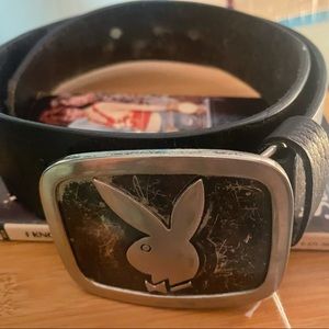 Vintage Playboy belt and buckle